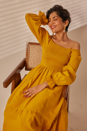 Div Mustard Yellow Maxi Dress