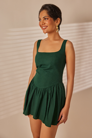 Era Emerald Green Mini Dress