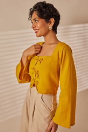 Cam Mustard Yellow Top