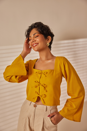 Cam Mustard Yellow Top