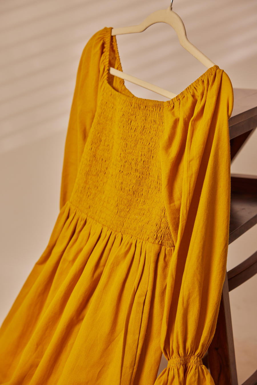 Div Mustard Yellow Maxi Dress