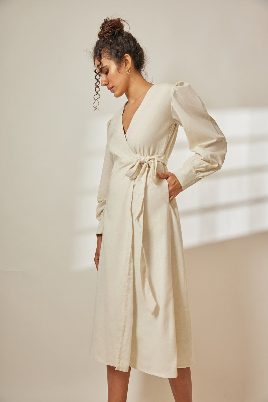 Fay Midi Wrap Dress